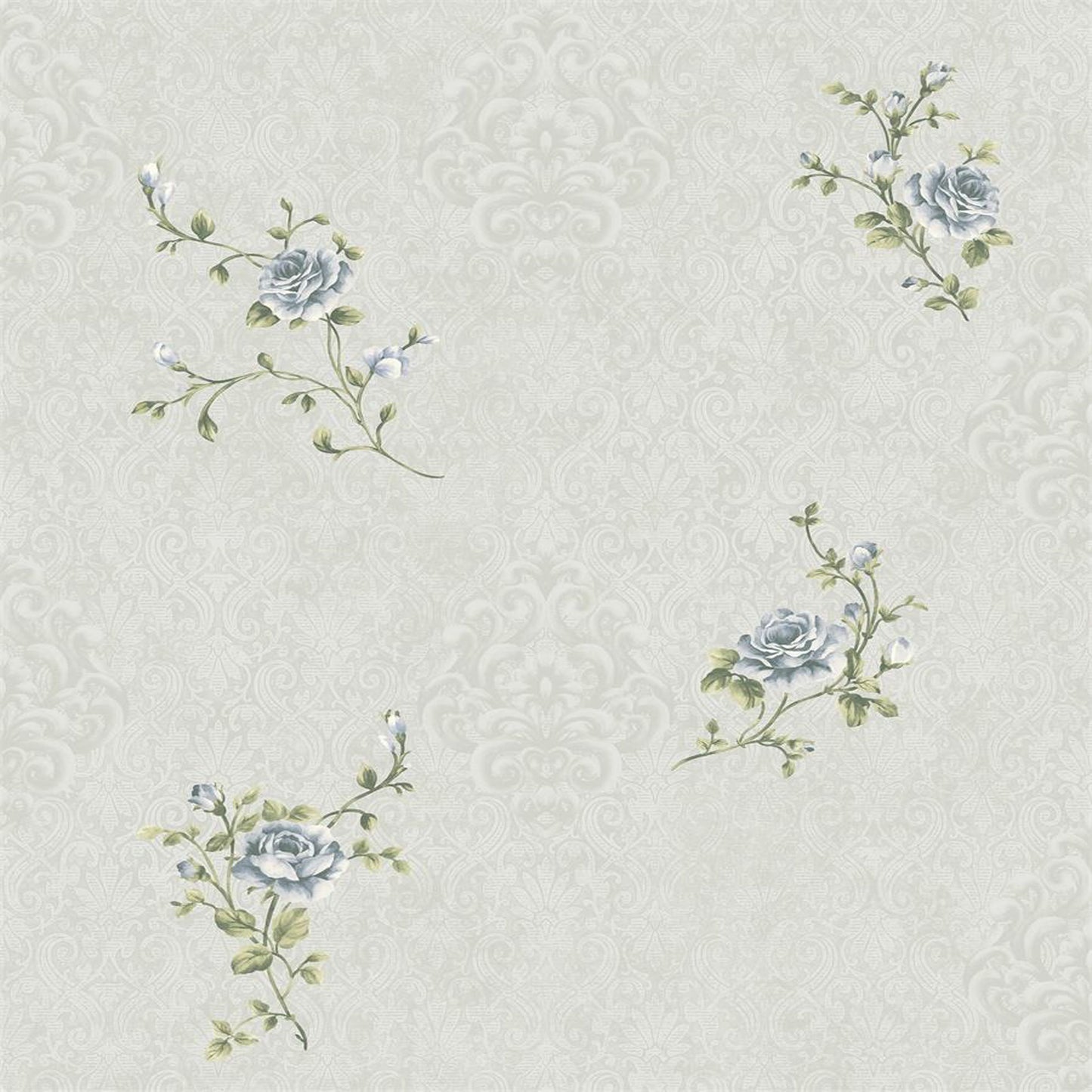 Graceful Vintage Floral Wallpaper Design