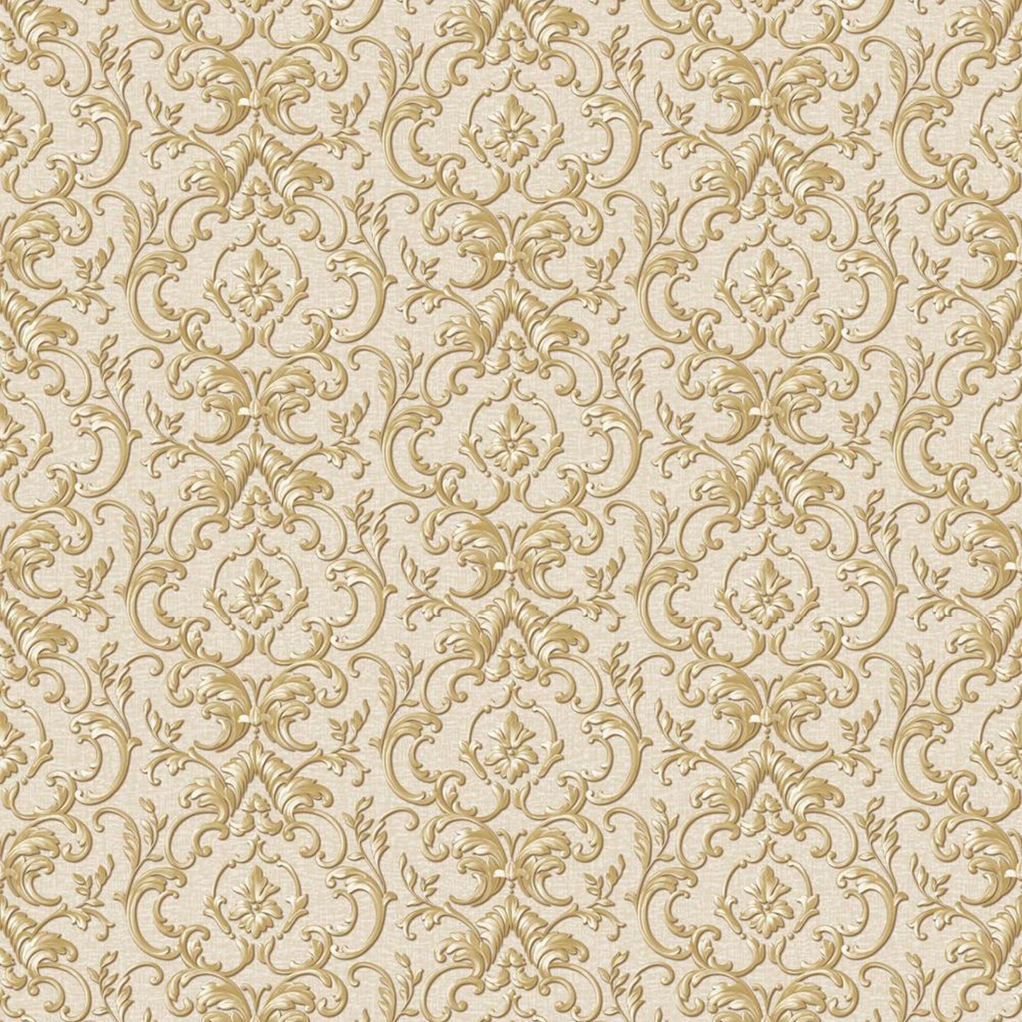 Regal Metallic Damask Wallpaper