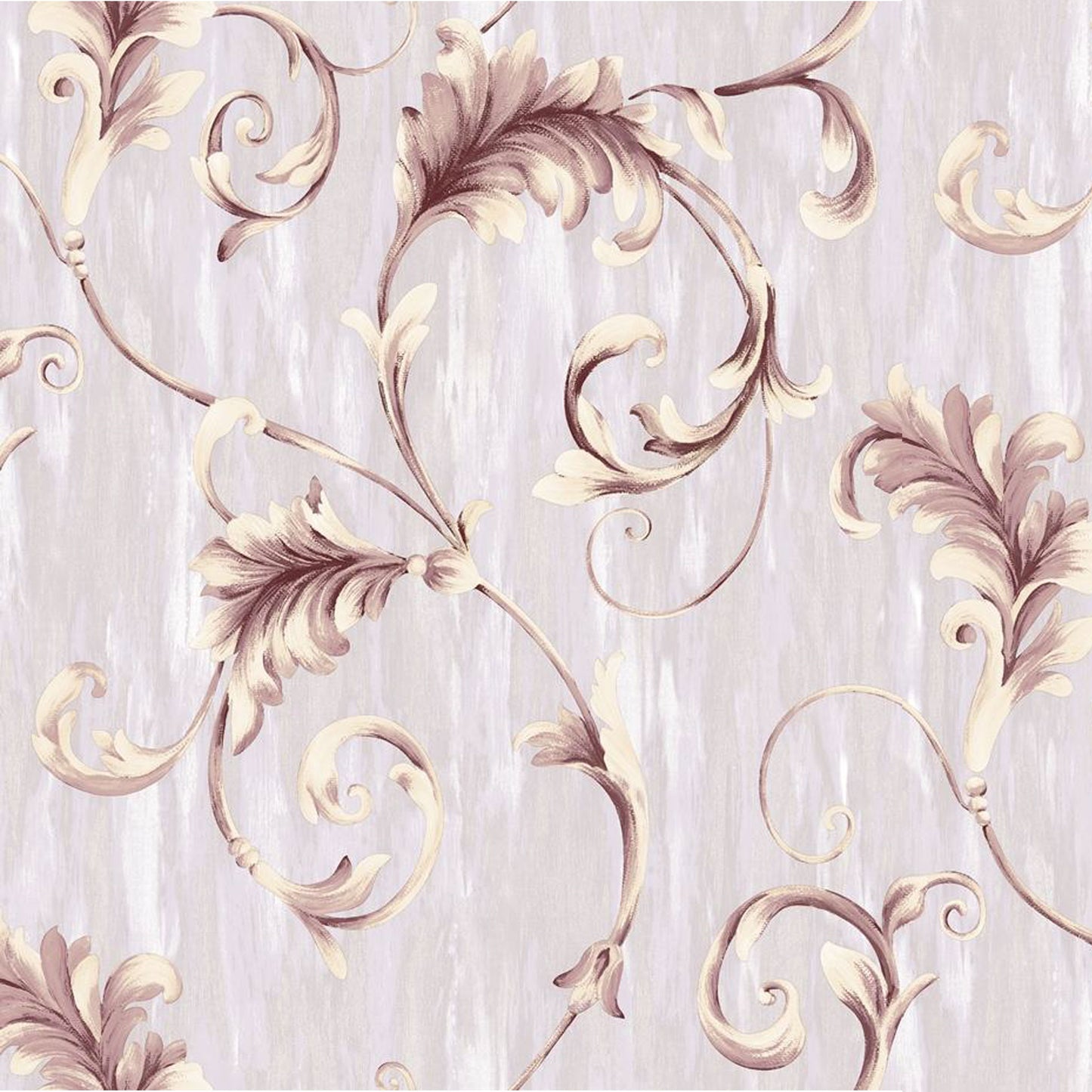 Stucco Floral Elegance Wallpaper Design