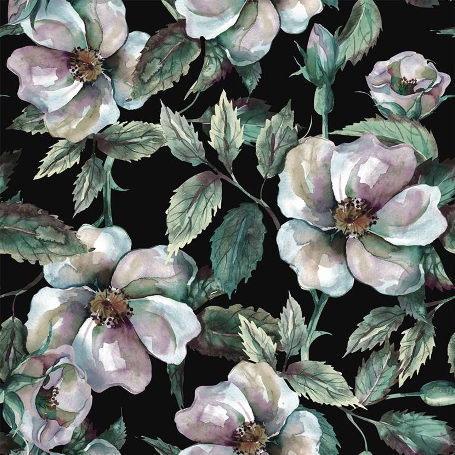 Nocturnal Botanical Beauty Wallpaper