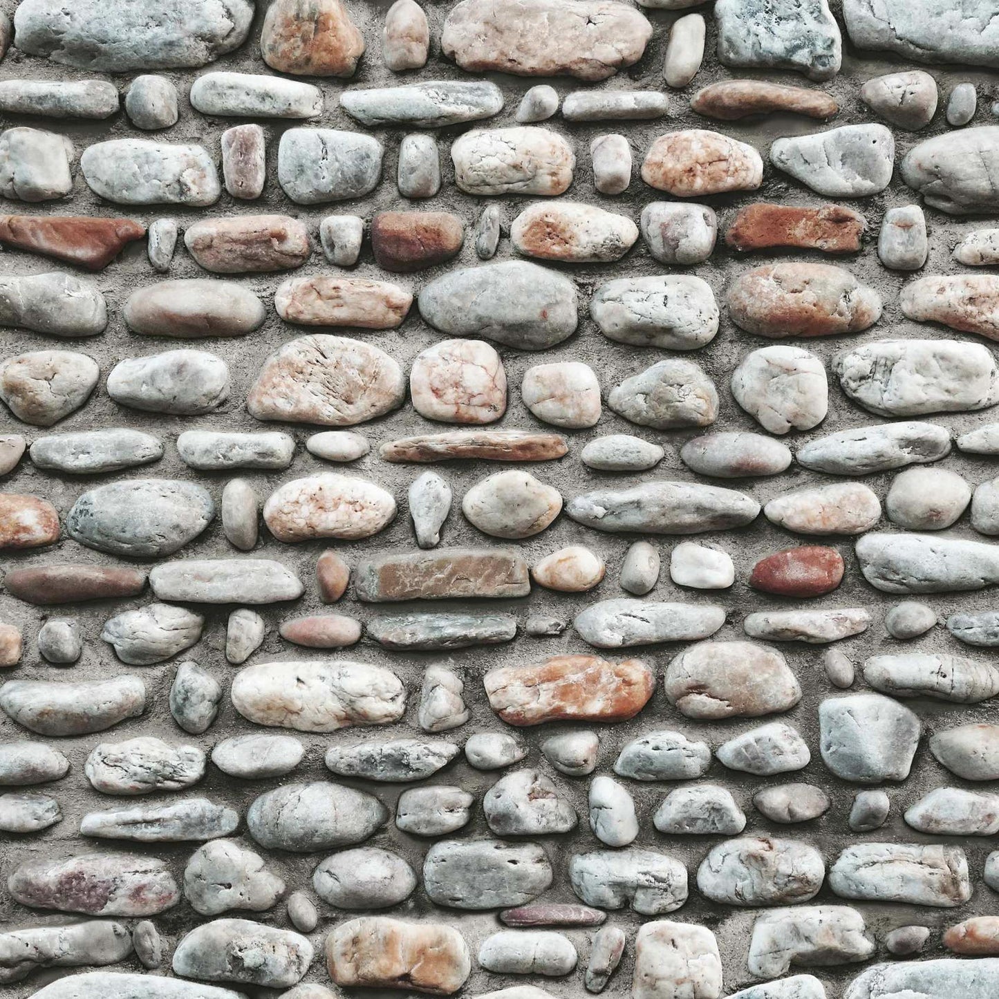 Elegant Grey Stone Wall Wallpaper