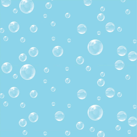 Breathtaking Blue Bubbles Wallpaper