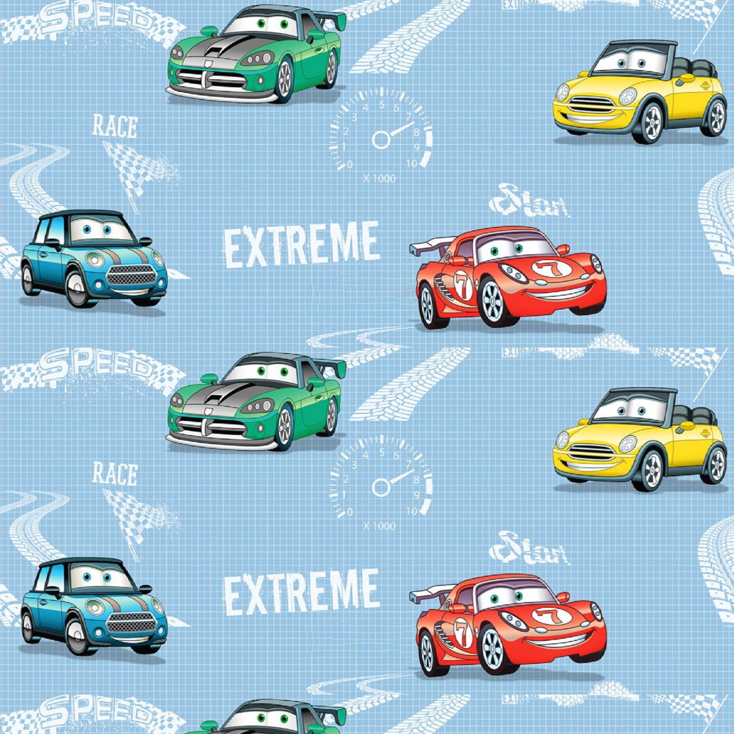 Cars Movie Magic Wallpaper Design