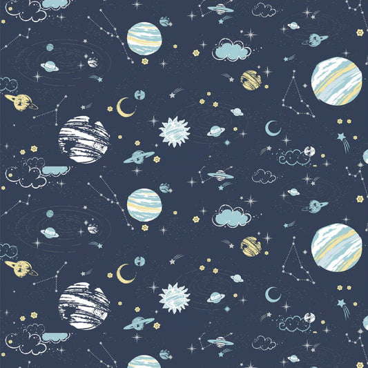 Astronomy-Inspired Night Sky Wallpaper