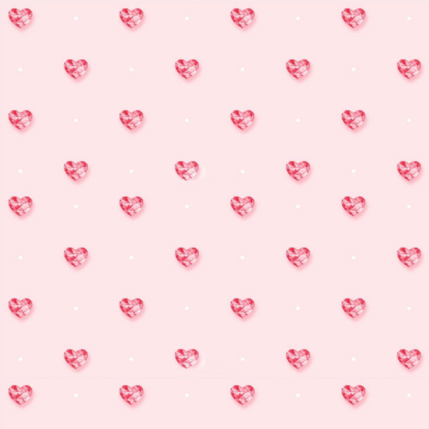 Glimmering Hearts Diamond Wallpaper