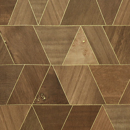 Brown Marble Magic Geometric Wallpaper