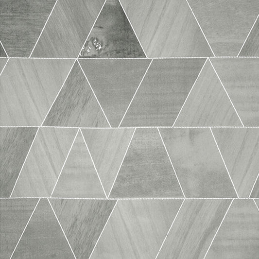 Silver Geometric Pattern Wallpaper