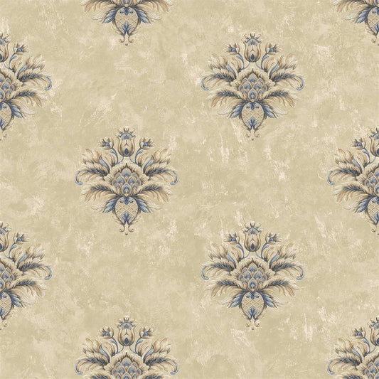 Shalimar Damask Floral Wallpaper