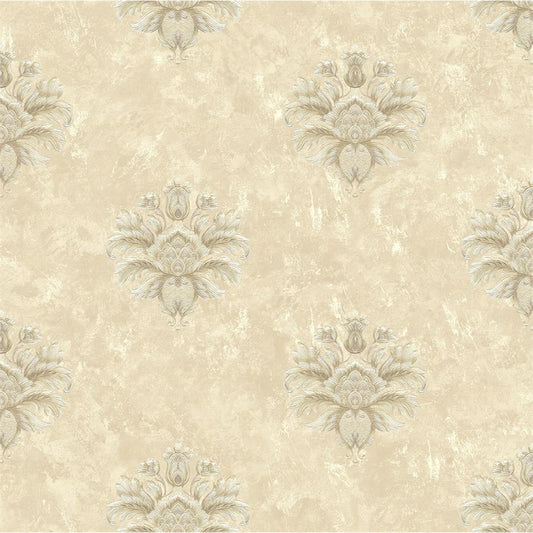 Victorian Elegant Motifs Wallpaper Design