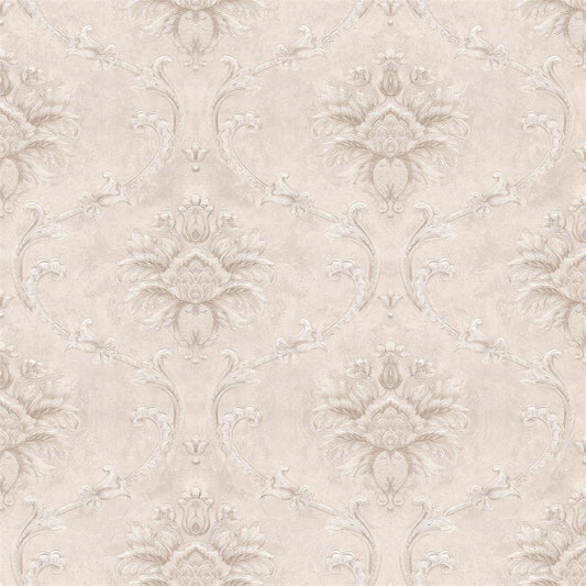 Elegant Victorian Damask Wallpaper Design