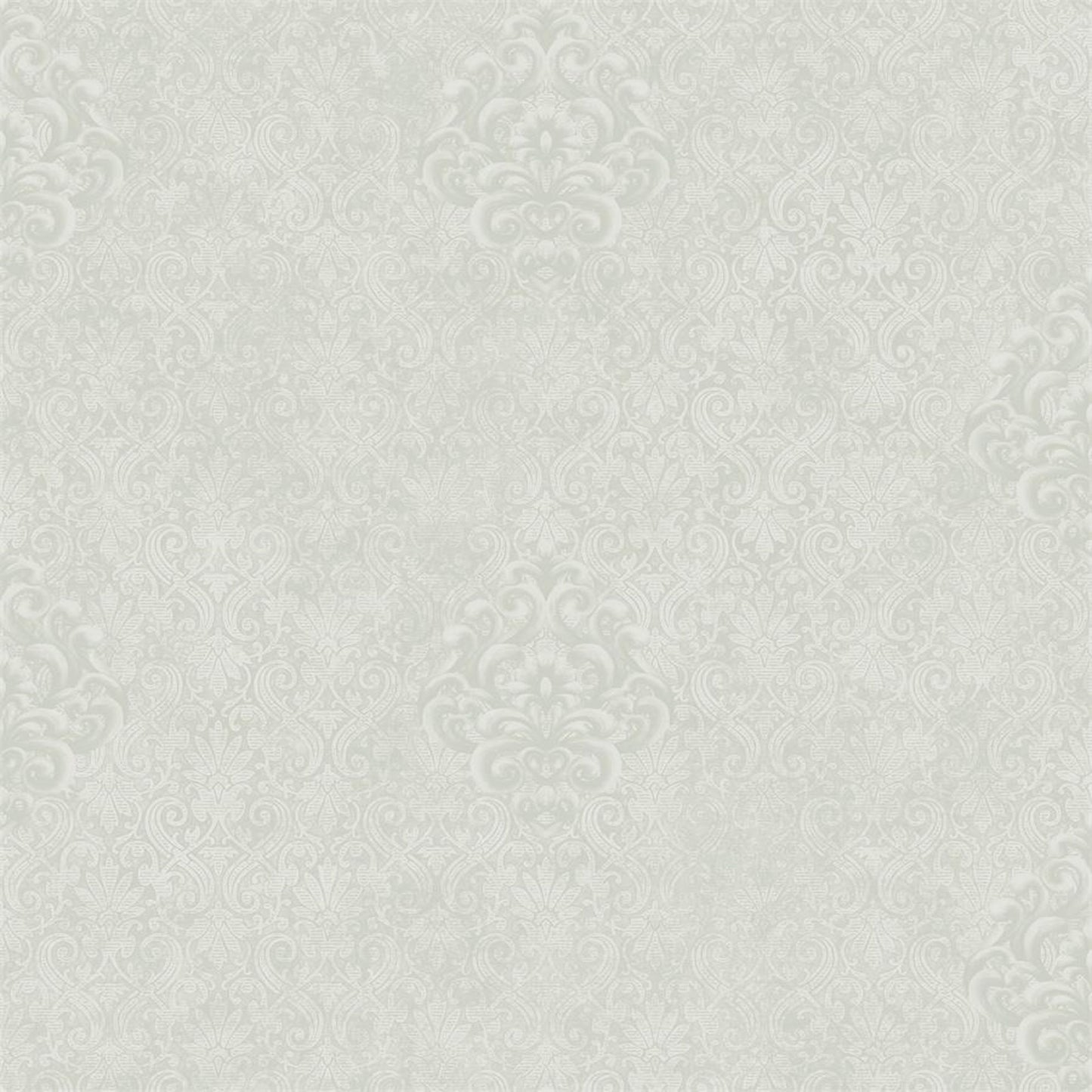 Enchanting Grey Victorian Wallpaper Design