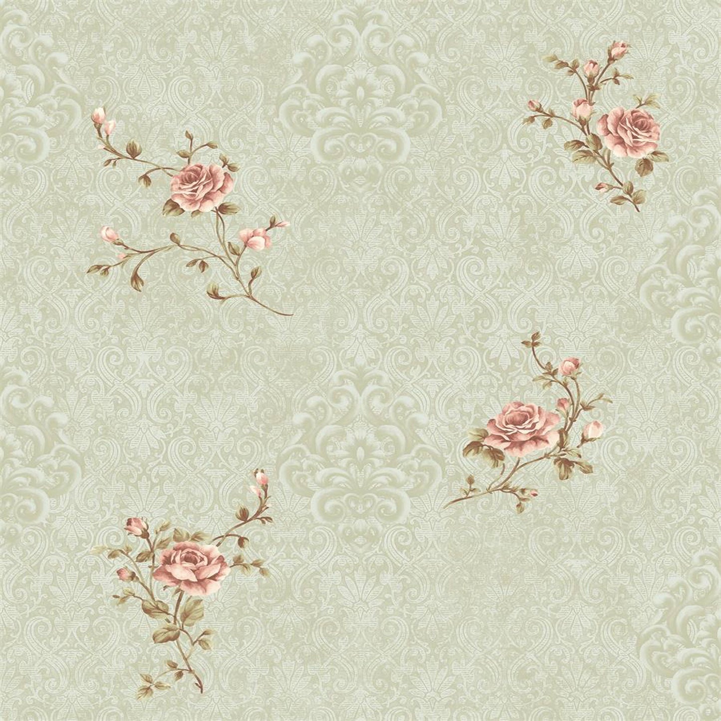 Victorian Rose Reverie Wallpaper