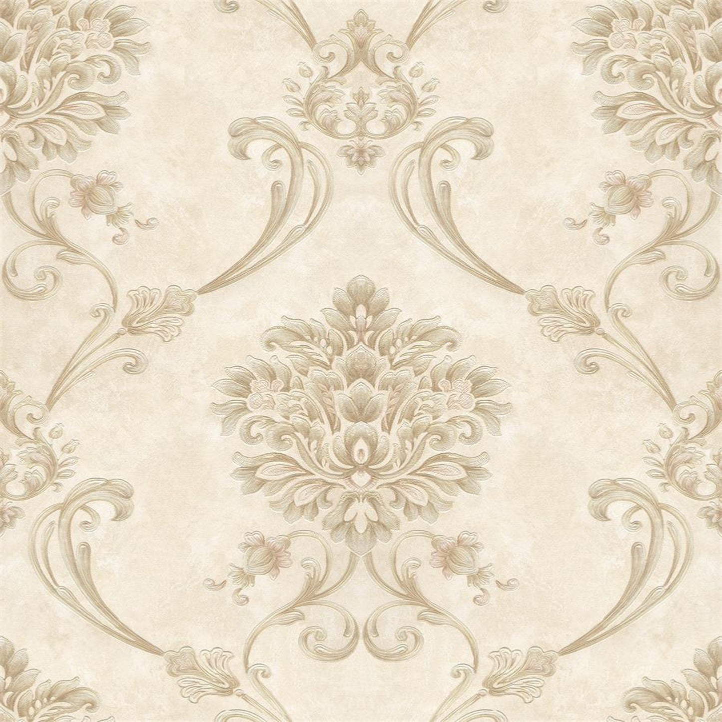 Charming Victorian Damask wallpaper design