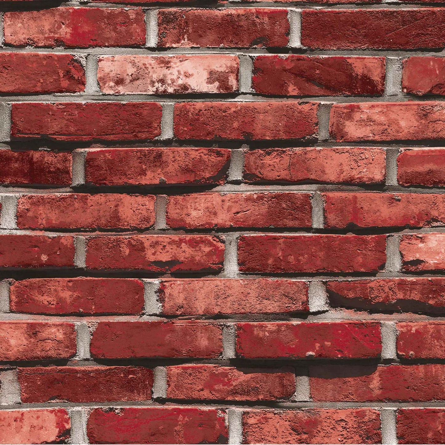 Vintage Red Exposed Brick Wallpaper