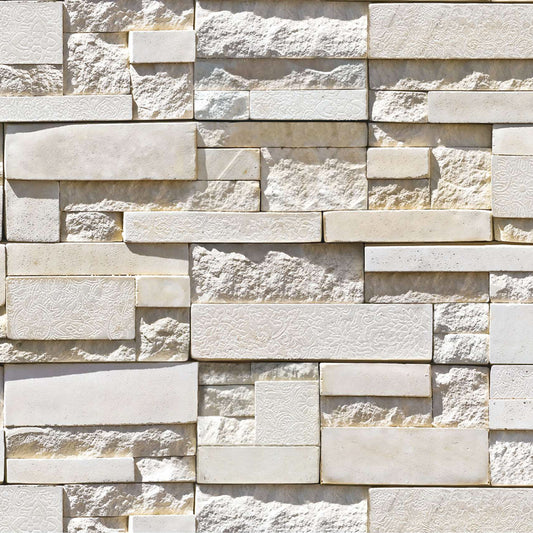 Timeless Stone Stacked Wallpaper