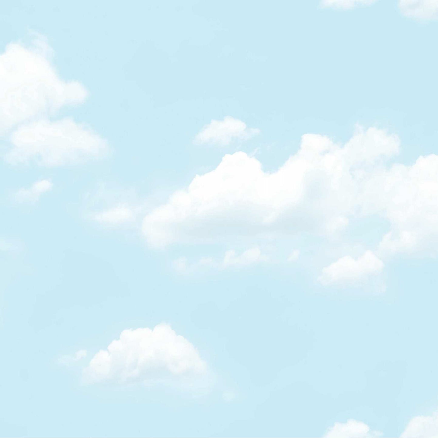 Floating white clouds Wallpaper Design