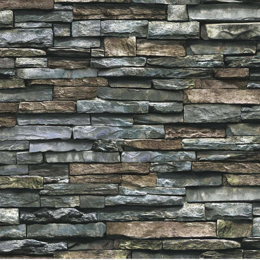 Classic Beauty Vintage Stone-Wall Wallpaper