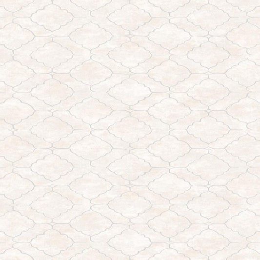 Ivory Ginevra Pattern Wallpaper Design