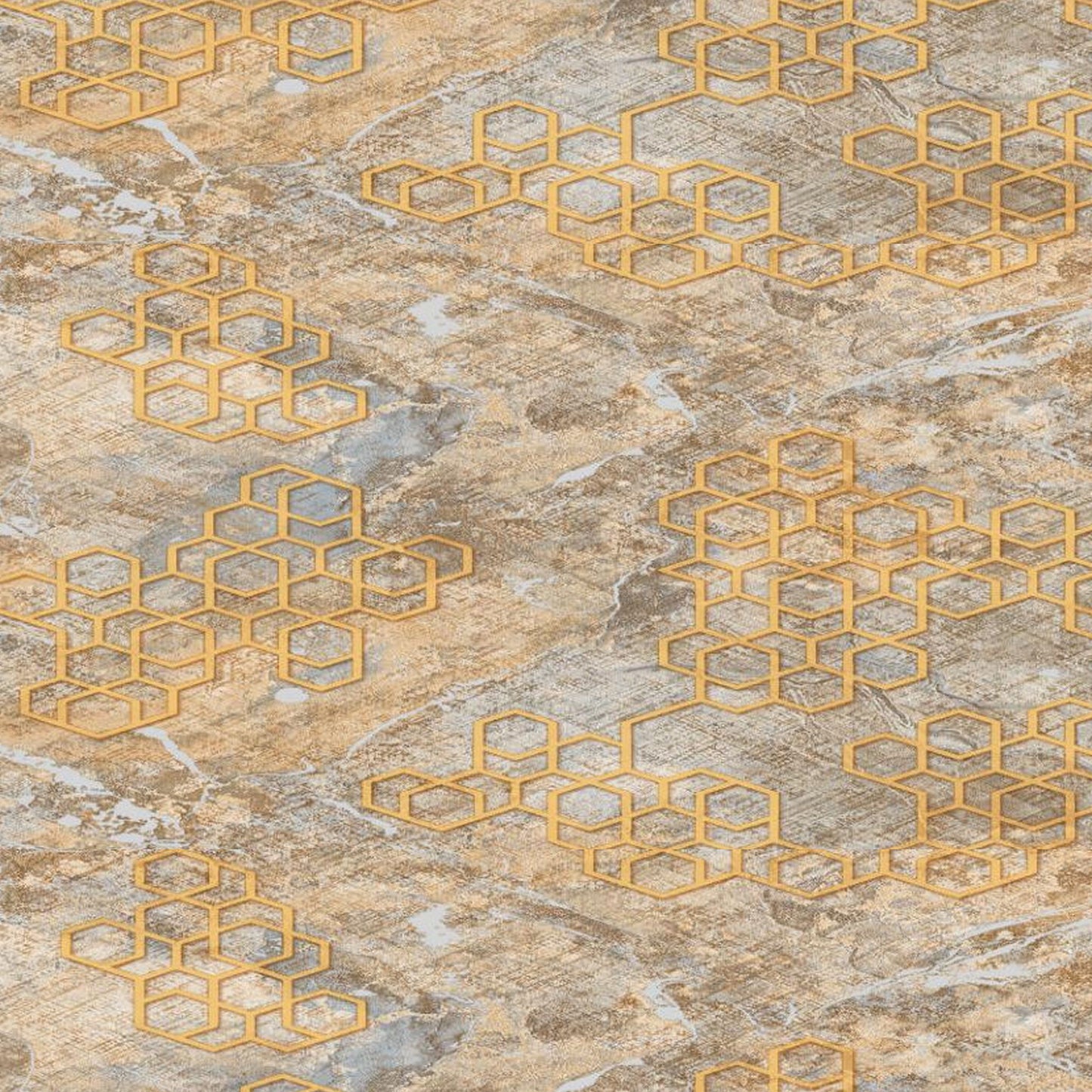 Honeycomb Harmony Wallpaper Design
