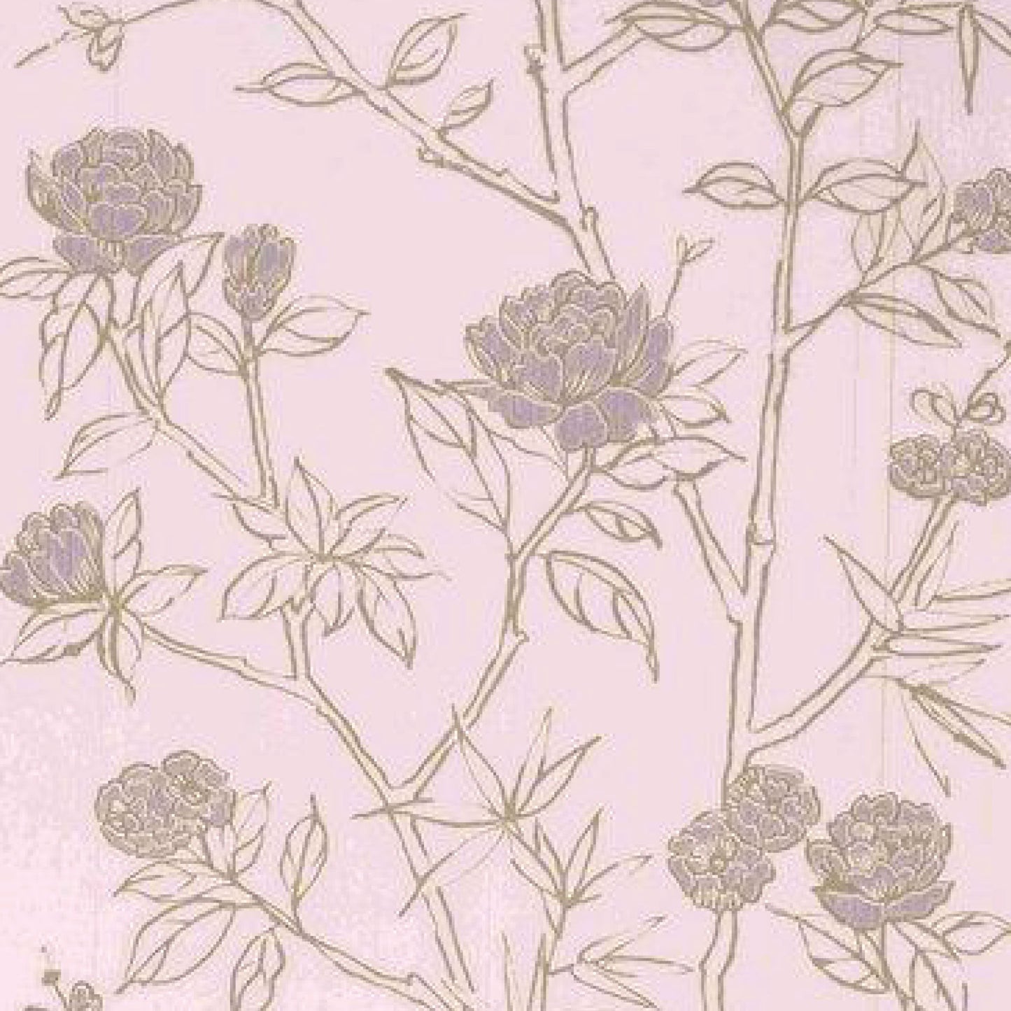 Nostalgic Elegance Floral Wallpaper