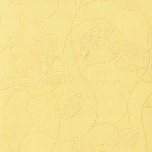 Golden Garden Delight Wallpaper Design