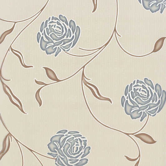 Vintage Rose Floral Wallpaper Design