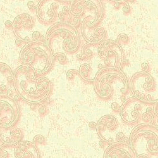 Swirly Royal Wallpaper Design