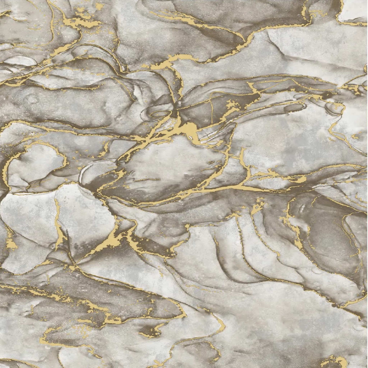 Golden Veins of Opulence Marble Wallpaper Pattern